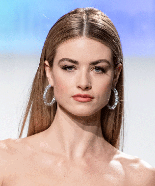 аксессуары для невест 2020, серьги-кольца 