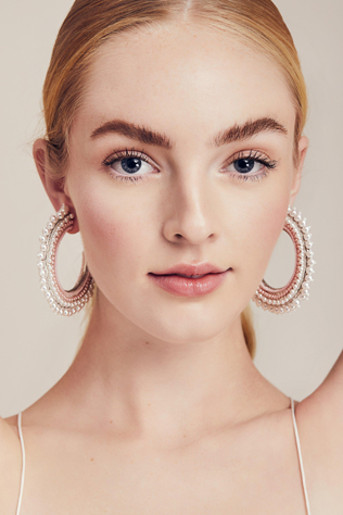 аксессуары для невест 2020, серьги-кольца 