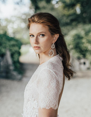 аксессуары для невест 2020, жемчужные серьги 