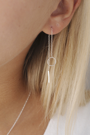 аксессуары для невест 2020, серьги в стиле минимализм