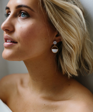  аксессуары для невест 2020, серьги в стиле минимализм