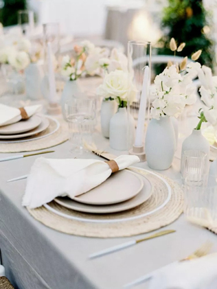 85 идей как сервировать стол на свадьбу 