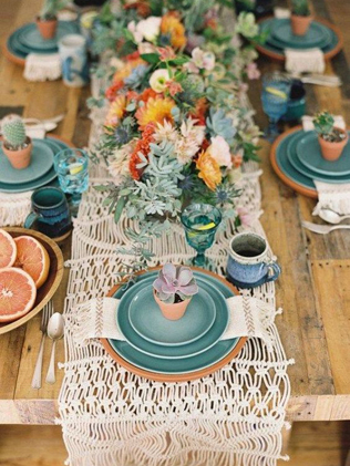 85 идей как сервировать стол на свадьбу 