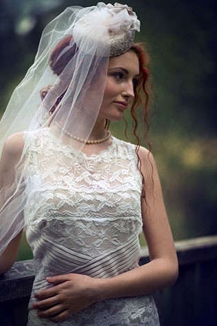 свадебные головные уборы бренда Beretk!Ah... 2014, коллекция «Вуаль»