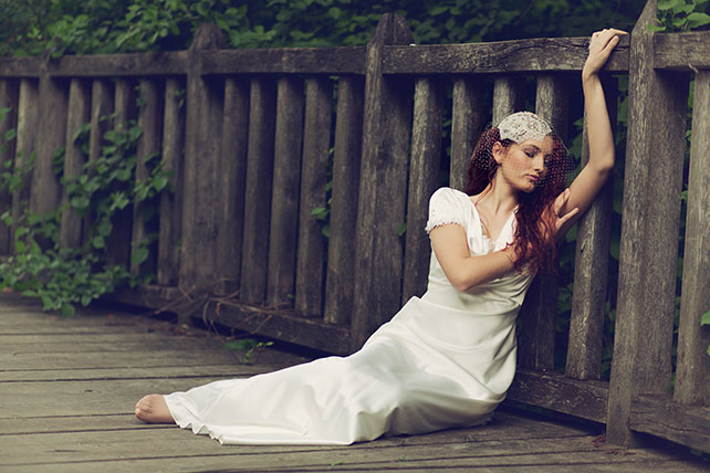 свадебные головные уборы бренда Beretk!Ah... 2014, коллекция «Вуаль»