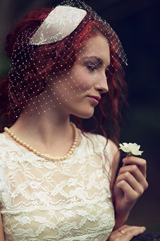 свадебные головные уборы бренда Beretk!Ah... 2014, коллекция «Вуаль»