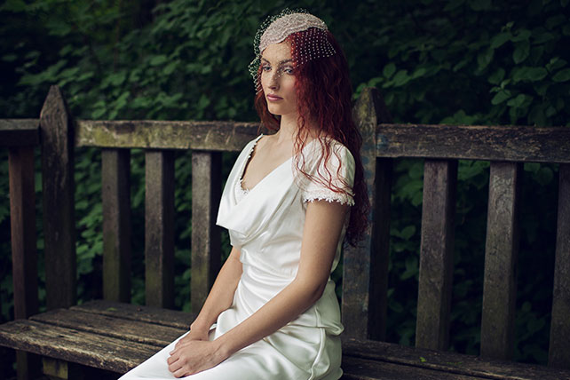 свадебные головные уборы бренда Beretk!Ah... 2014, коллекция «Вуаль»