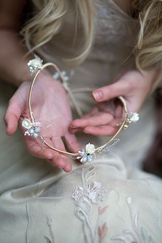 свадебные головные уборы бренда Beretk!Ah... 2014, коллекция «Лесные феи»