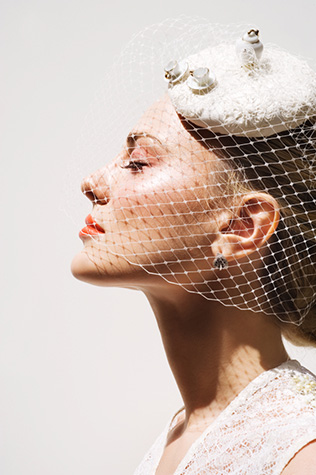 свадебные головные уборы бренда Beretk!Ah... 2014, коллекция «В раю узоров»