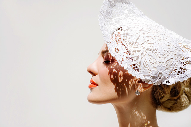 свадебные головные уборы бренда Beretk!Ah... 2014, коллекция «В раю узоров»