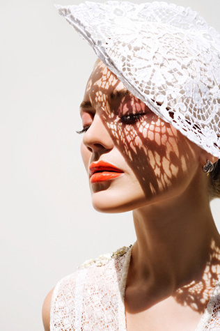 свадебные головные уборы бренда Beretk!Ah... 2014, коллекция «В раю узоров»