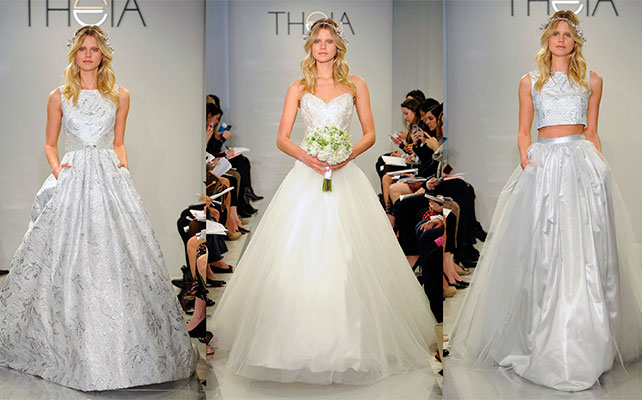 Свадебная коллекция Theia весна 2015