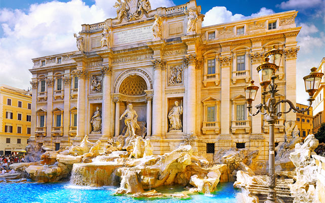 фонтан Треви в Риме