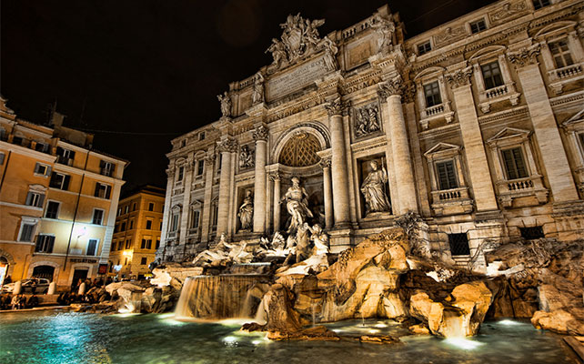 фонтан Треви в Риме