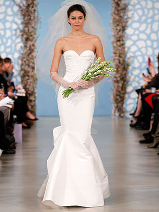 свадебное платье из коллекции Spring 2014 Oscar de la Renta