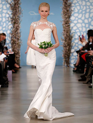 свадебное платье из коллекции Spring 2014 Oscar de la Renta