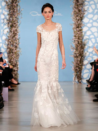 свадебное платье из коллекции Spring 2014 Oscar de la Renta