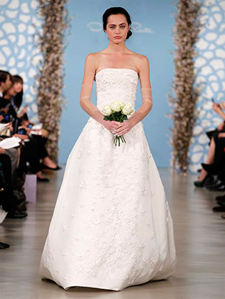 свадебное платье из коллекции Spring 2014 Oscar de la Renta