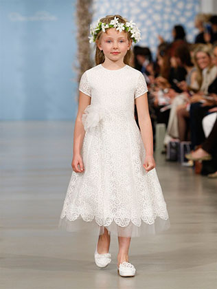детское платье из коллекции Spring 2014 Oscar de la Renta