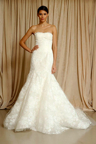 свадебное платье из коллекции Fall 2014 Oscar de la Renta