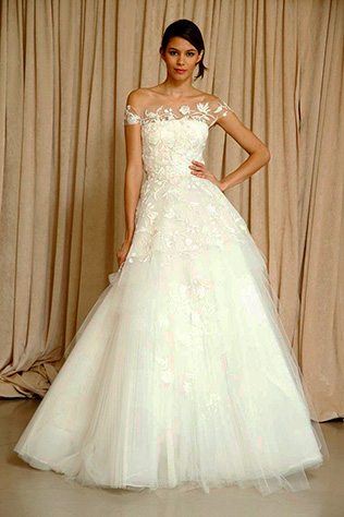 свадебное платье из коллекции Fall 2014 Oscar de la Renta