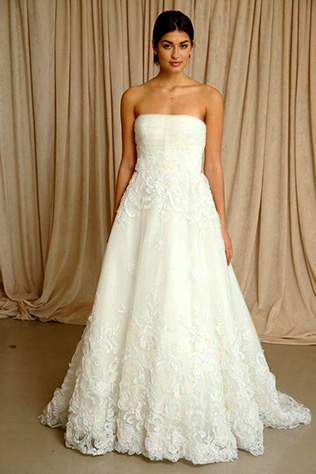 свадебное платье из коллекции Fall 2014 Oscar de la Renta