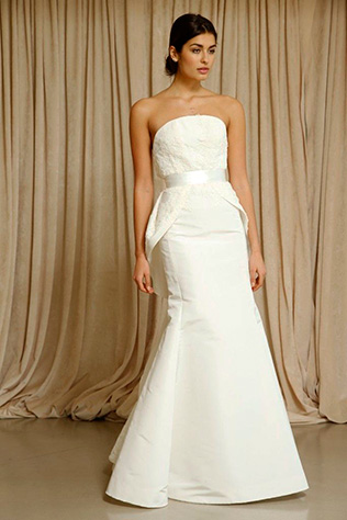 свадебное платье из коллекции Fall 2014 Oscar de la Renta
