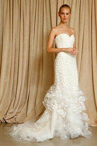 свадебное платье из коллекции Fall 2014 Oscar de la Renta