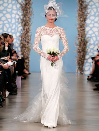 свадебное платье из коллекции Spring 2014 Oscar de la Renta