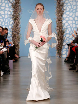 свадебное платье из коллекции Spring 2014 Oscar de la Renta