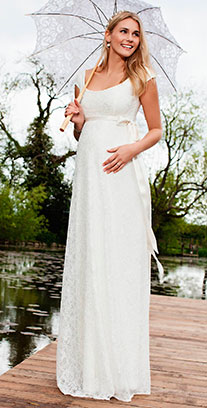 свадебное платье для беременной невесты