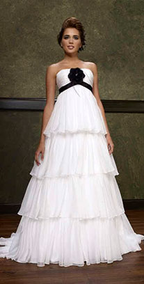 свадебное платье для беременной невесты