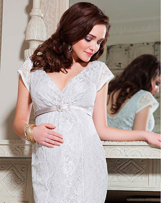 свадебное платье для беременной невесты