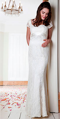 свадебное платье для беременной невесты