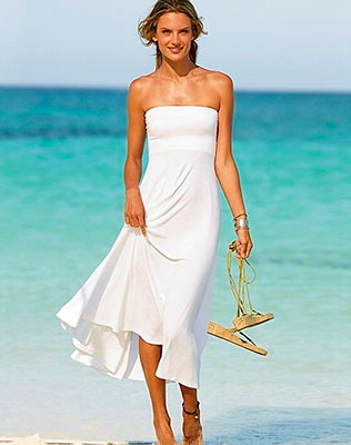 летние свадебные платья-сарафаны