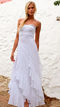 летние свадебные платья-сарафаны