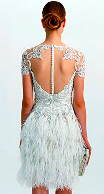 короткие летние свадебные платья