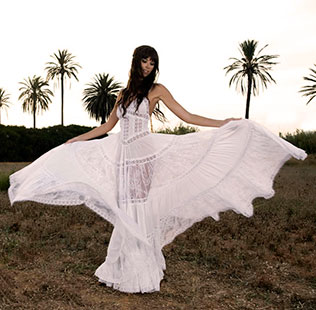 летние свадебные платья из легких тканей