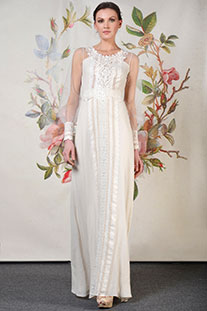 летние свадебные платья из легких тканей