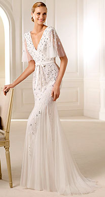 летние свадебные платья из легких тканей