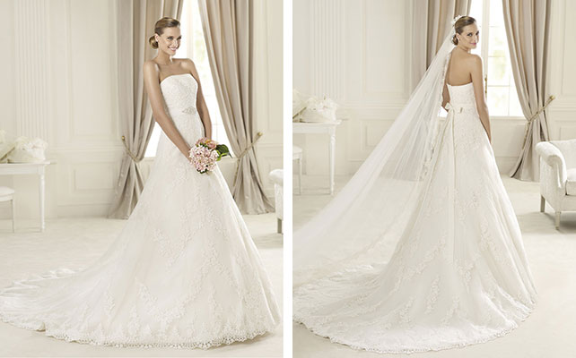 свадебное платье Pronovias Costura 2014