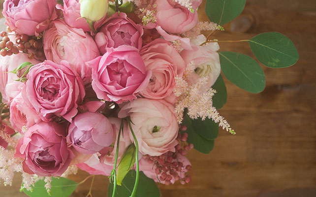 Букет из ранункулюсов от студии Blooming Flowers