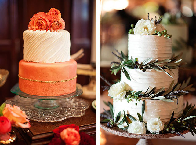 Торт, украшенный ранункулюсами