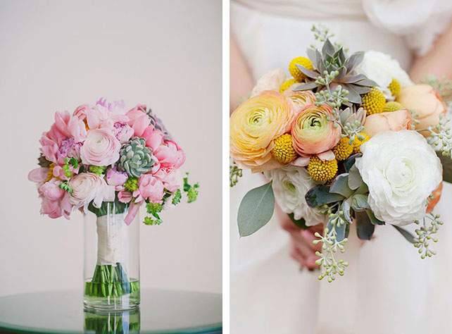 Букет невесты из ранункулюсов