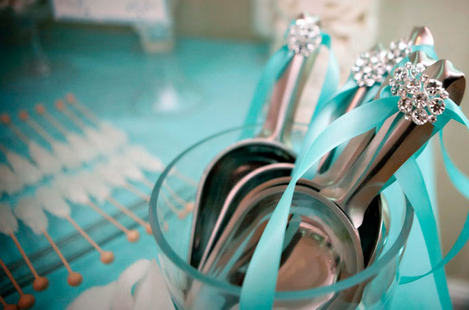 детали свадьбы в стиле Тиффани