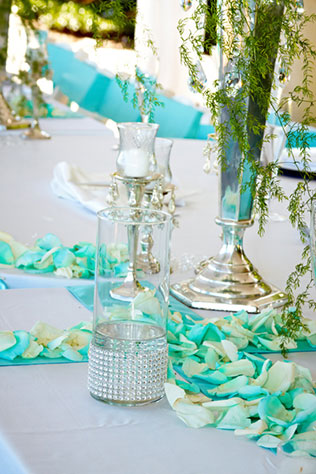 детали свадьбы в стиле Тиффани