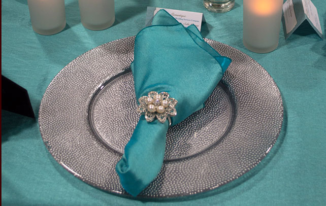 детали свадьбы в стиле Тиффани