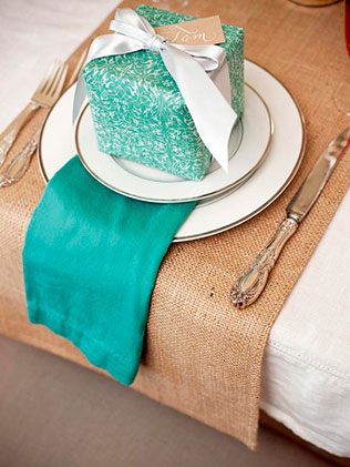 детали свадьбы в стиле Тиффани