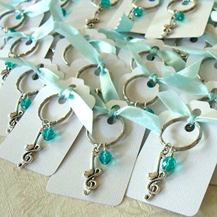 детали свадьбы в стиле Тиффани