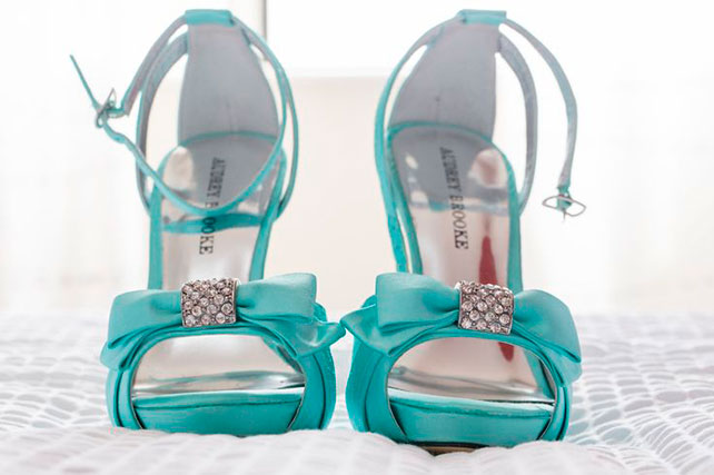 образ невесты в стиле Тиффани